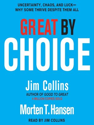 cover image of Great by Choice